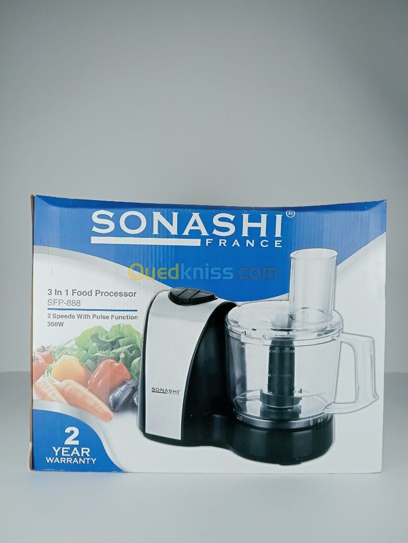 SONASHI Robot De Cuisine 3 En 1 SFP-888