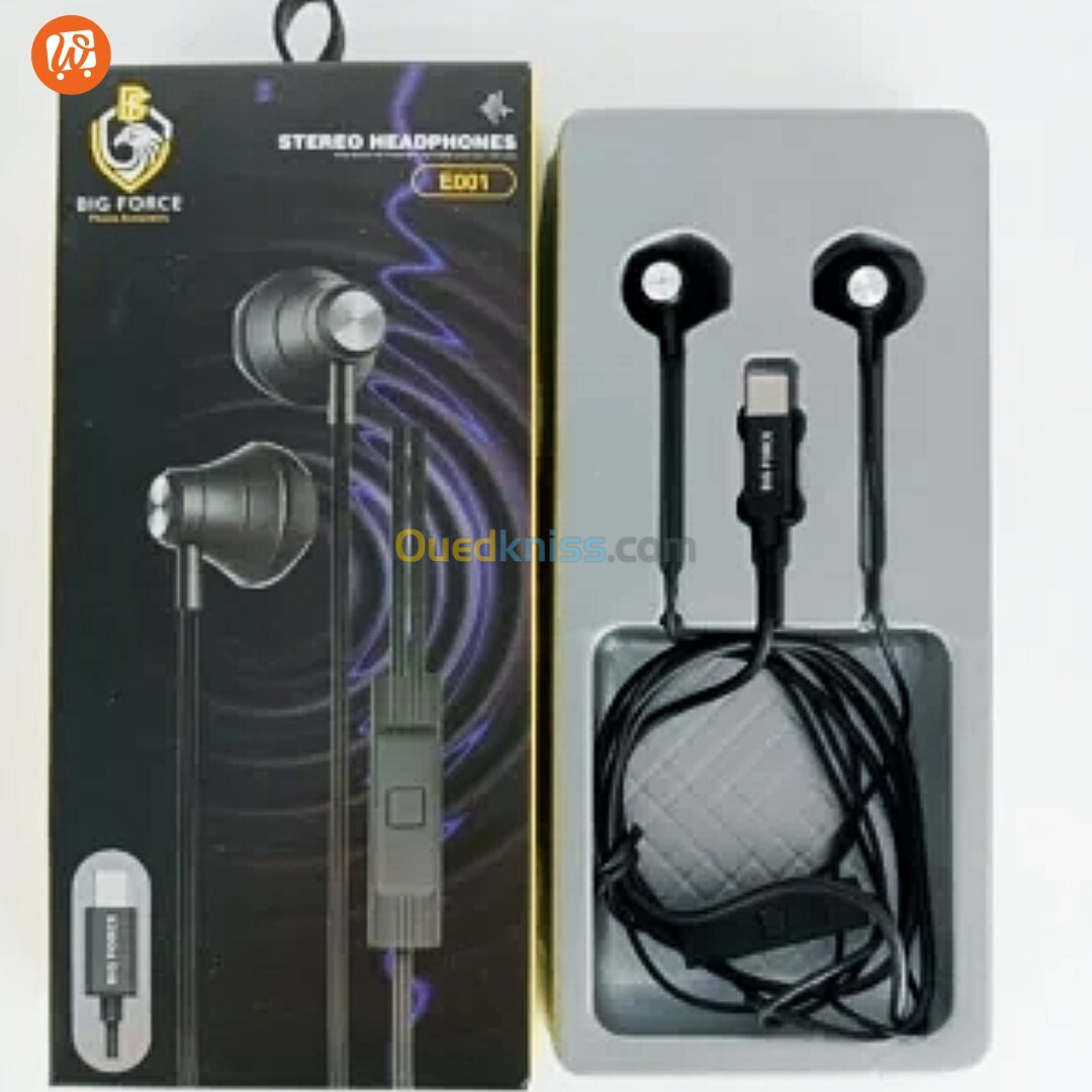 STEREO HEADPHONES BIG FORCE E003