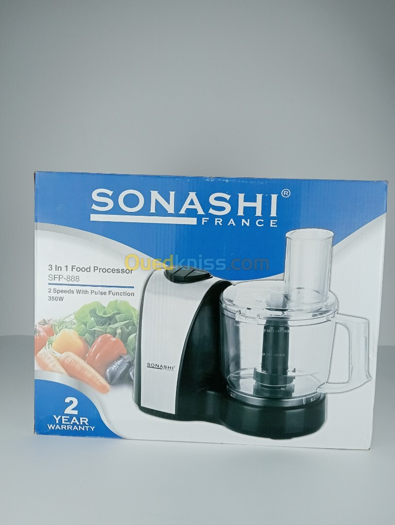 SONASHI Robot De Cuisine 3 En 1 SFP-888