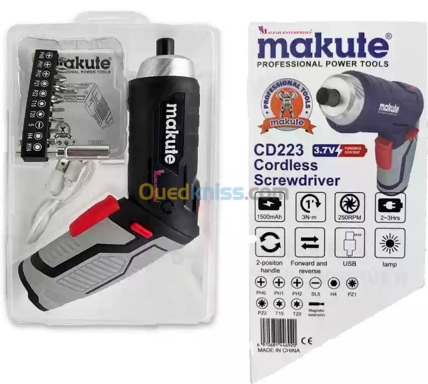 MAKUTE CD223 CORDLESS SCREWDRIVER 1500MAH