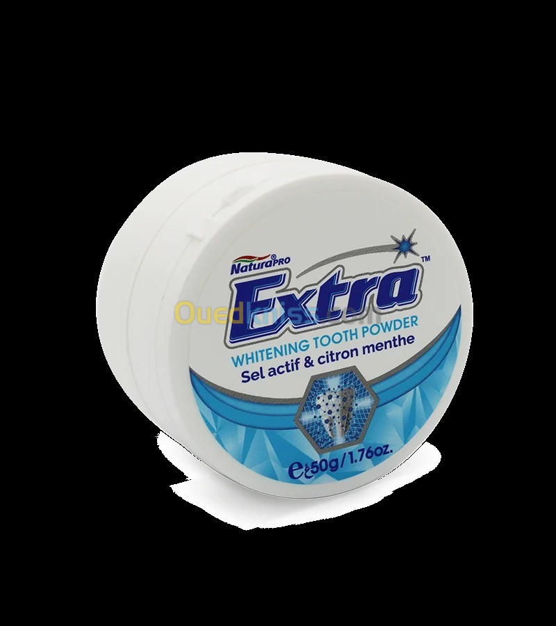 POUDRE EXTRA BLANCHISSANTE SEL ACTIF ET MENTHE 50 GR