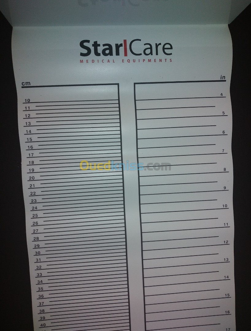 Toises matelas bébé Star care / مقياس لطول الأطفال 