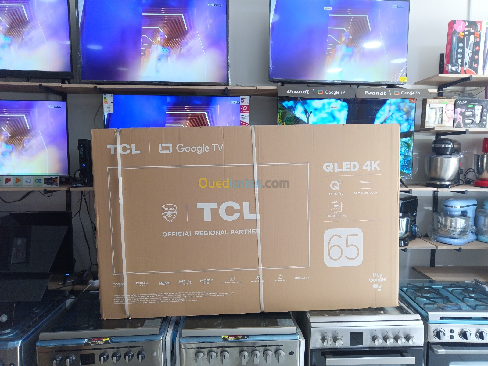 PROMOTION TV TCL 65 QLED C655 PRO+ 4K UHD 120HZ HDR10+ GOOGLE TV