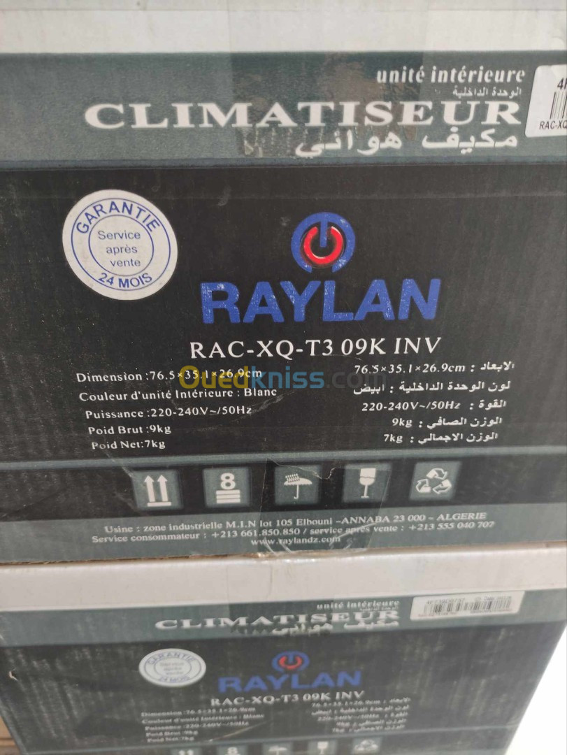 PROMO CLIMATISEUR RAYLAN 9000 BTU TROPICAL-INVERTER
