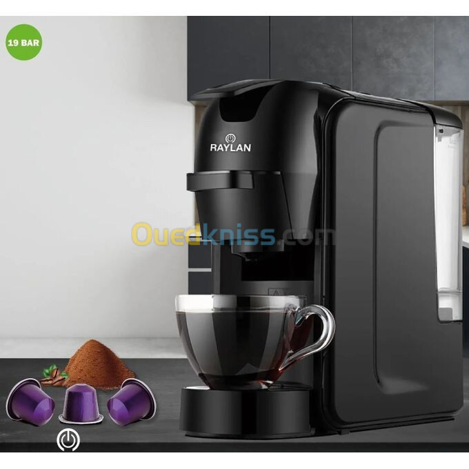 promo machine a café raylan Capsules compatibles Nespresso + Café en poudre (moulu)