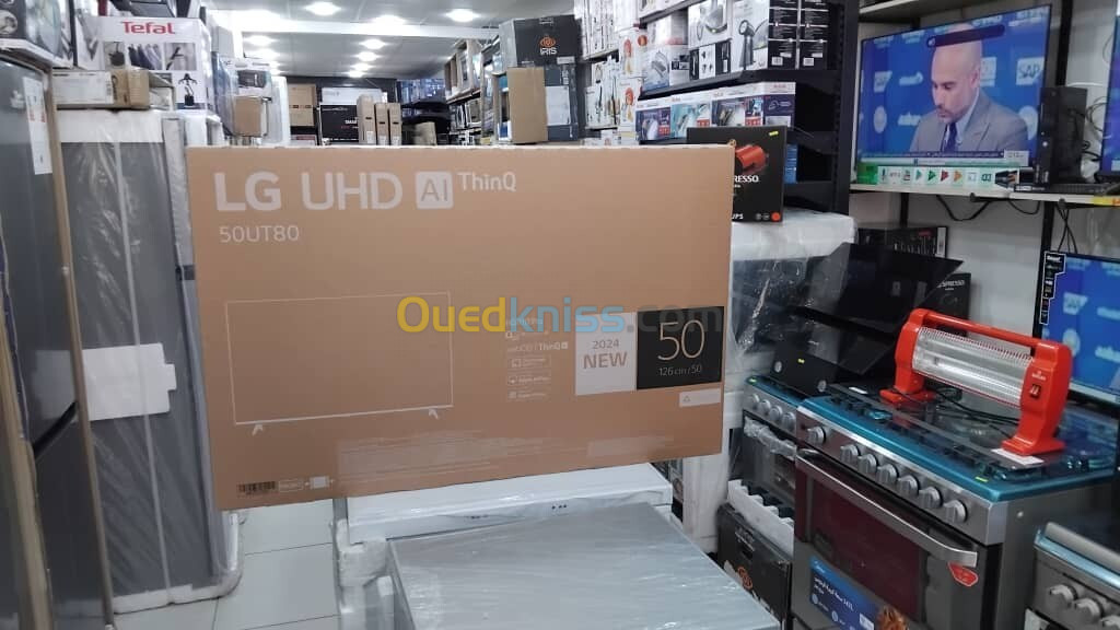 PROMO Smart TV  LG UHD 2024  UT80 4K, 50 pouces, Télécommande Magique IA HDR10 webOS24