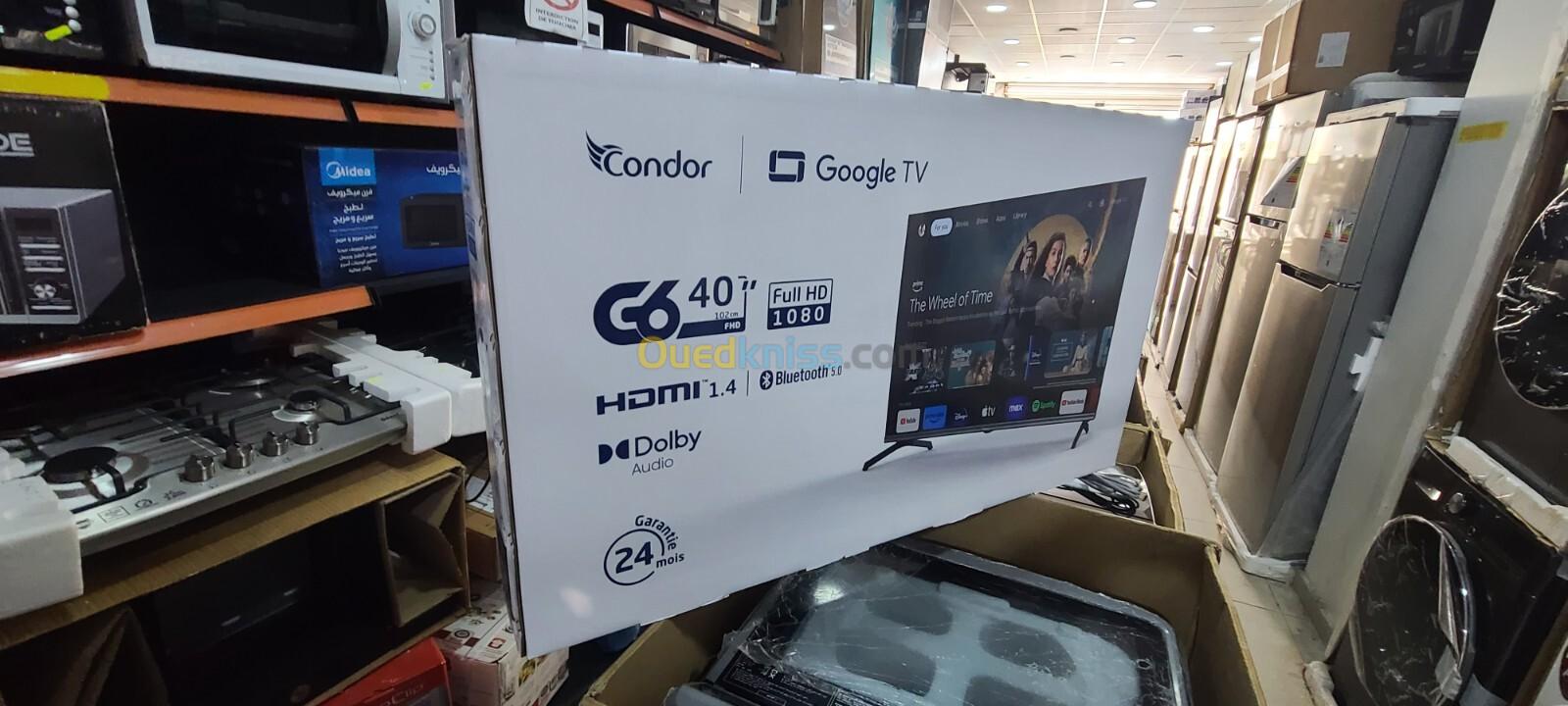 promo tv condor 40 pouce Google tv G6