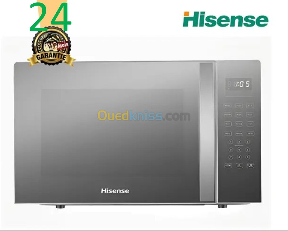 micro-onde 26L HISENSE 800W GRIS 