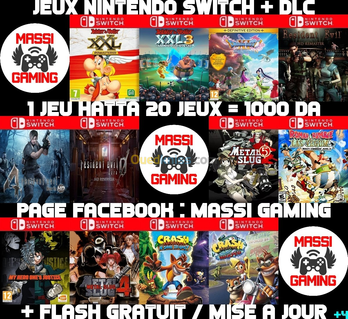 INSTALLATION JEUX DIAL NINTENDO SWITCH FLASHÉE / PUCÉE (+ FLASH GRATUIT + DLC) --