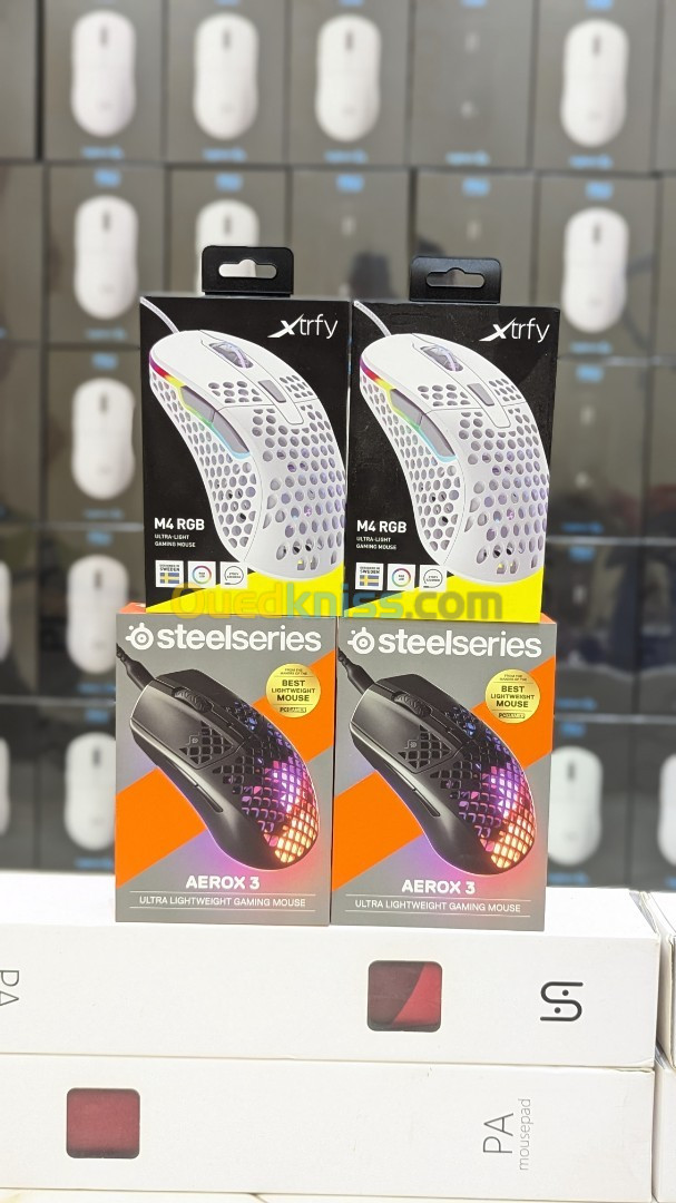 Souris Xtrfy M4 RGB (Blanche)