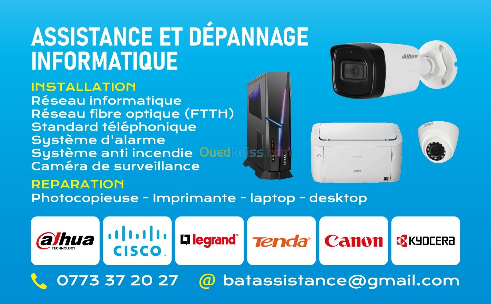 Installation Réseau Informatique & Téléphonique