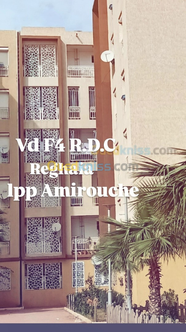 Vente Appartement F4 Alger Reghaia