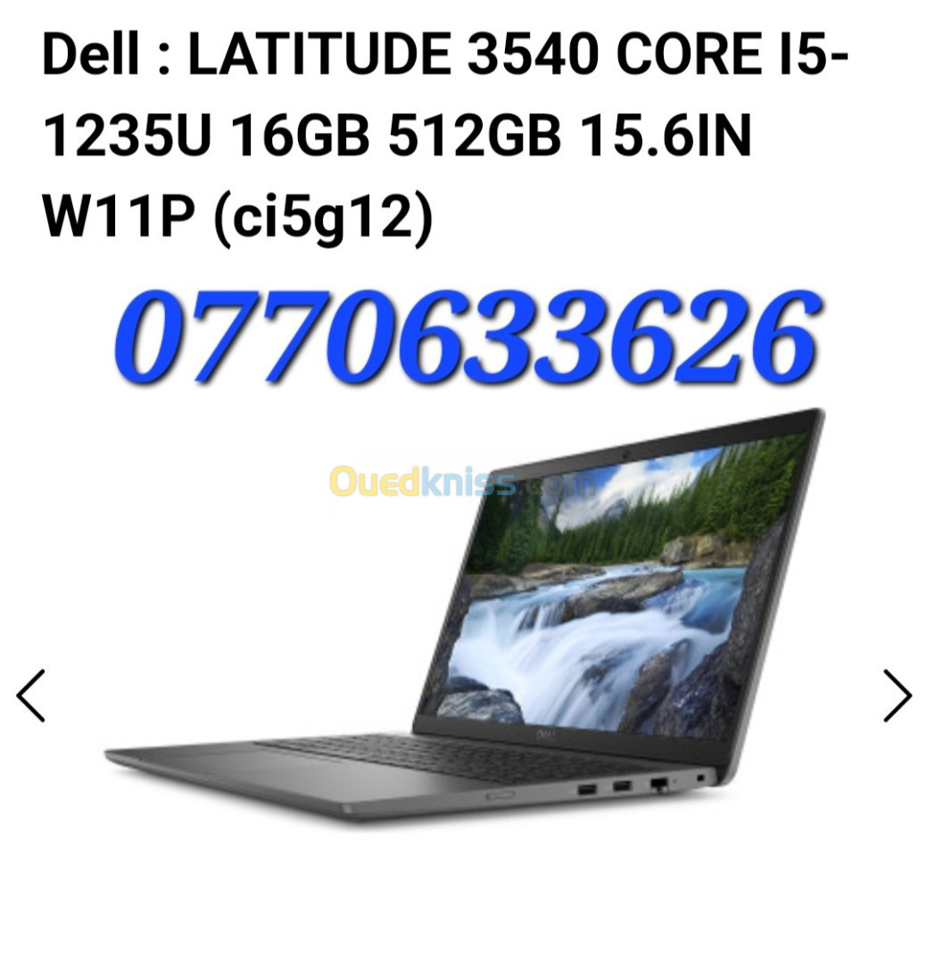 dell i5 3540 16g ram 512g 12 génération 