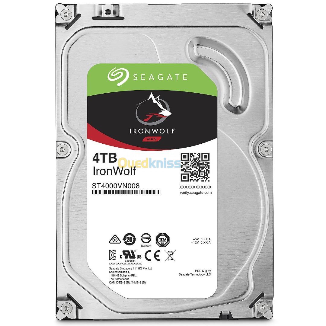 Disque Dur Seagate IronWolf NAS 4 TB