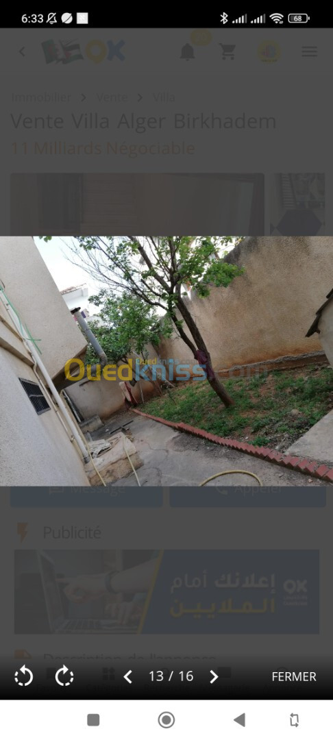 Vente Villa Alger Birkhadem