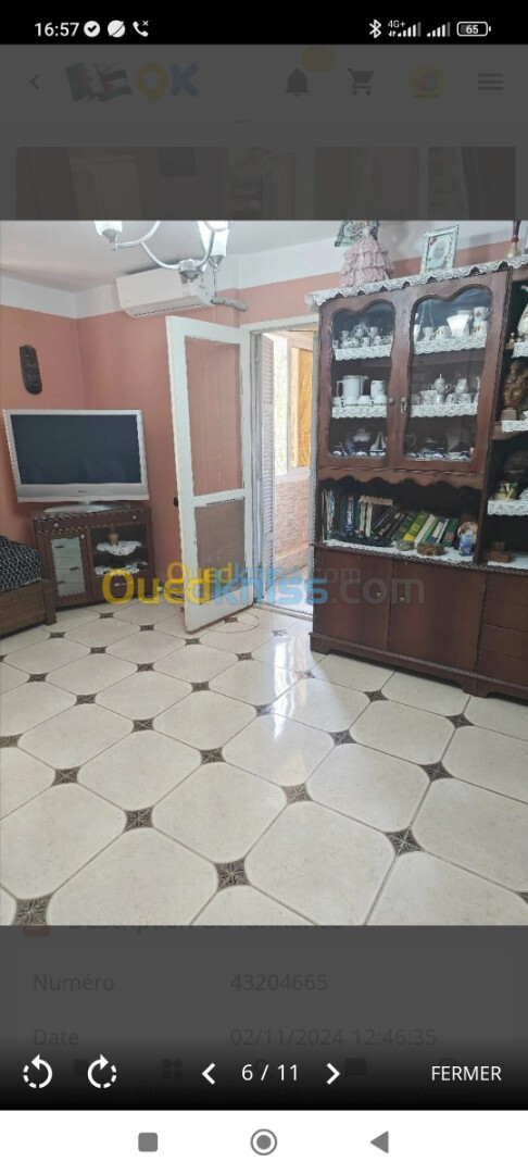 Vente Appartement F2 Alger Kouba