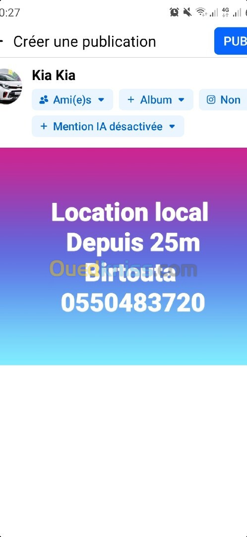 Location Local Alger Birtouta