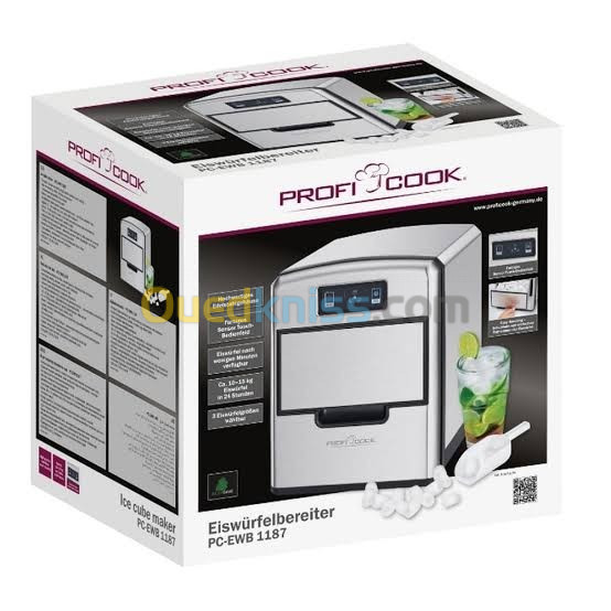 ProfiCook PC-EWB 1187 Bac à glaçons avec panneau de commande 