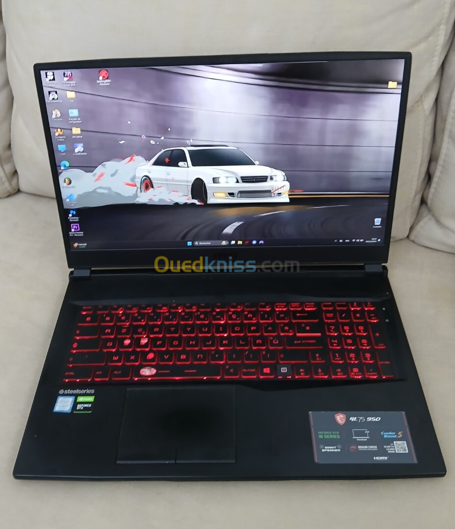 MSI GL75 9SD INTEL I7 9750H GTX 1660TI 6GB RAM 16GB SSD NVME 512GB