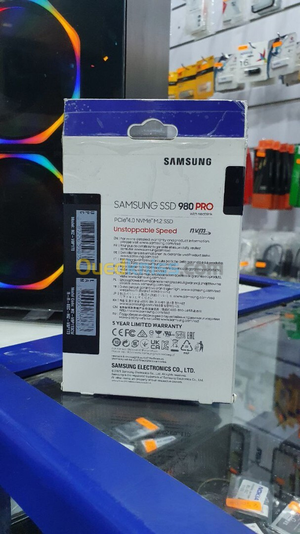 Samsung 980 PRO SSD 1TB With Heatsink PCIe 4.0 NVMe