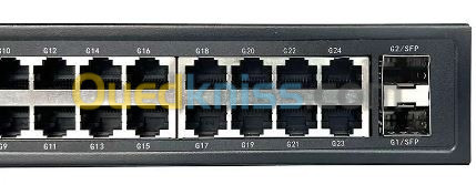 Switch 24*10/100/1000M RJ45+2*1000M SFP port*