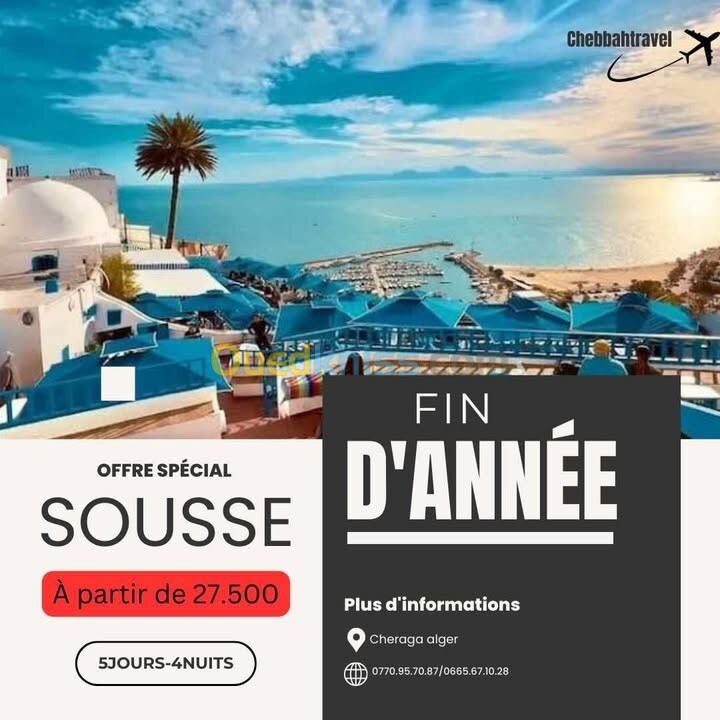 voyage organisé Sousse ( tunisie)