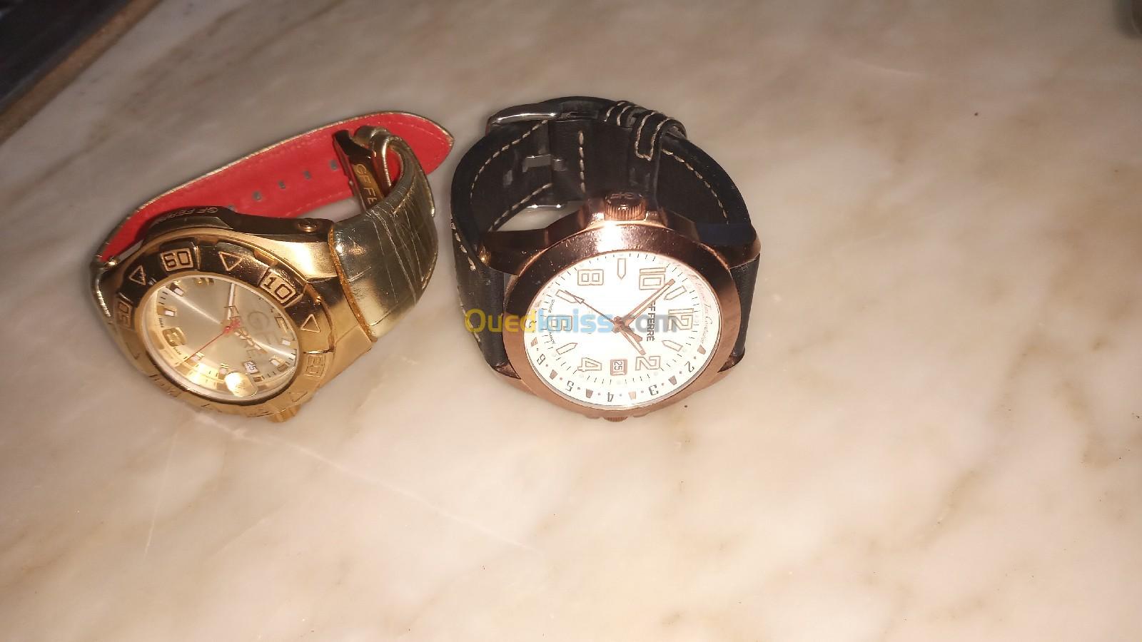  2 Montre original GIONFRACO PERRE HOMME ET FEMME BN OCCASIONS HAWDINE CABA