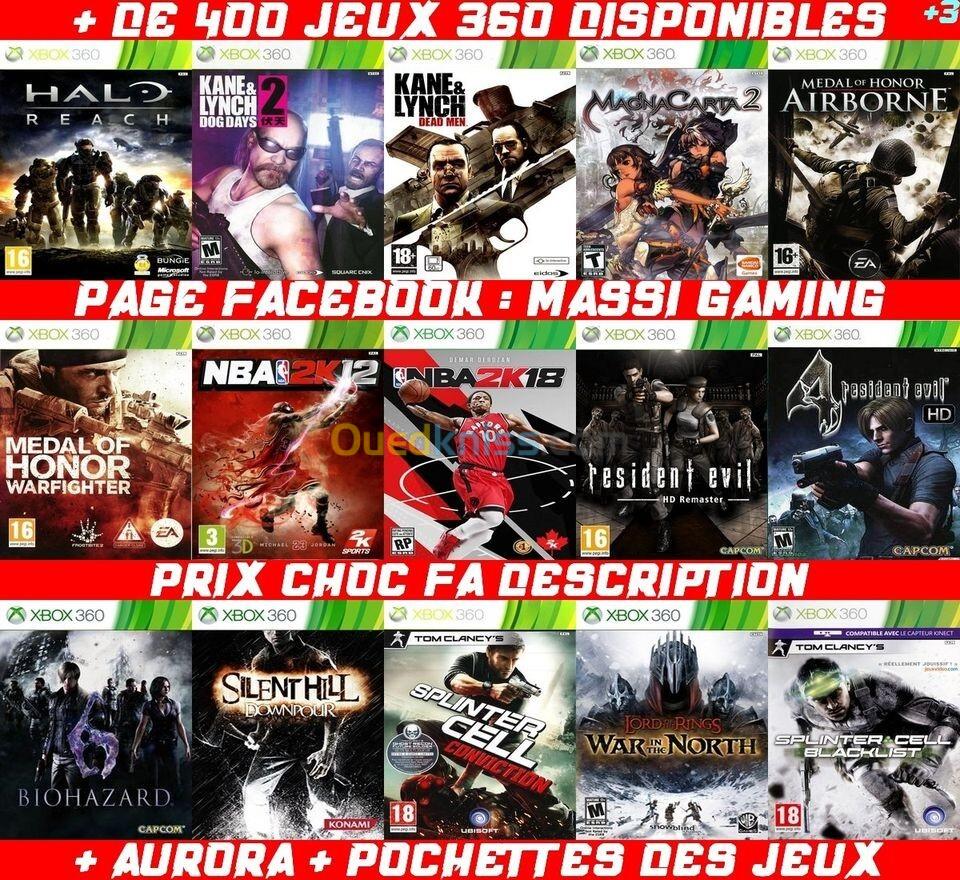 INSTALLATION JEUX XBOX 360 (PRIX CHOC FA DESCRIPTION) -