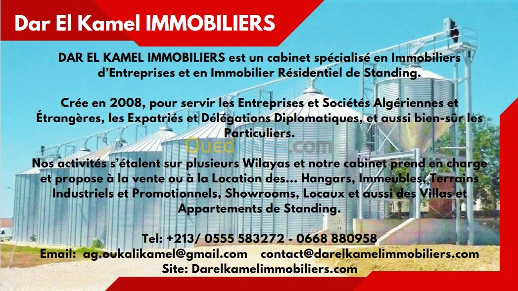 Vente Terrain Alger Baraki