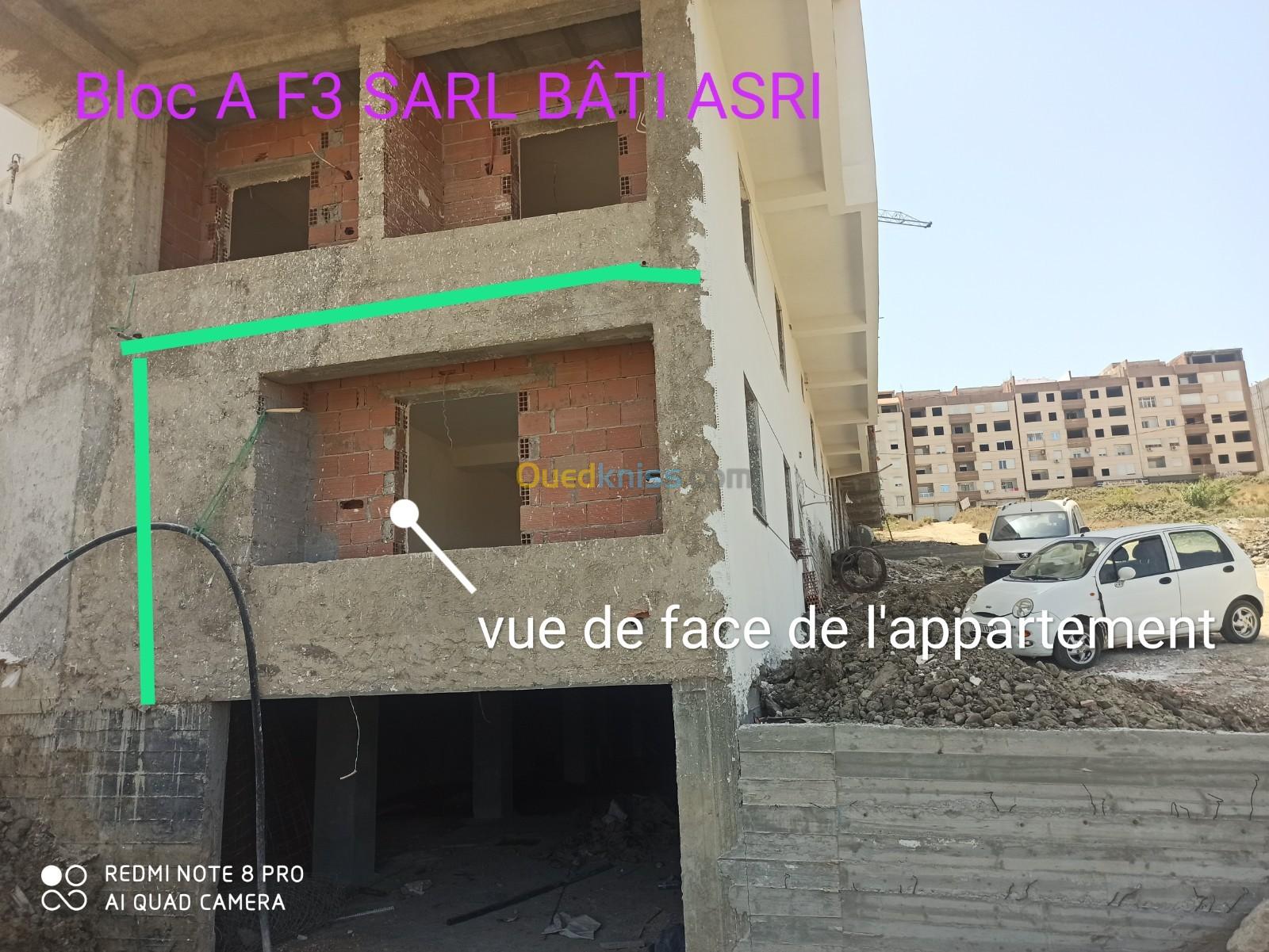 Vente Appartement F3 Boumerdès Dellys