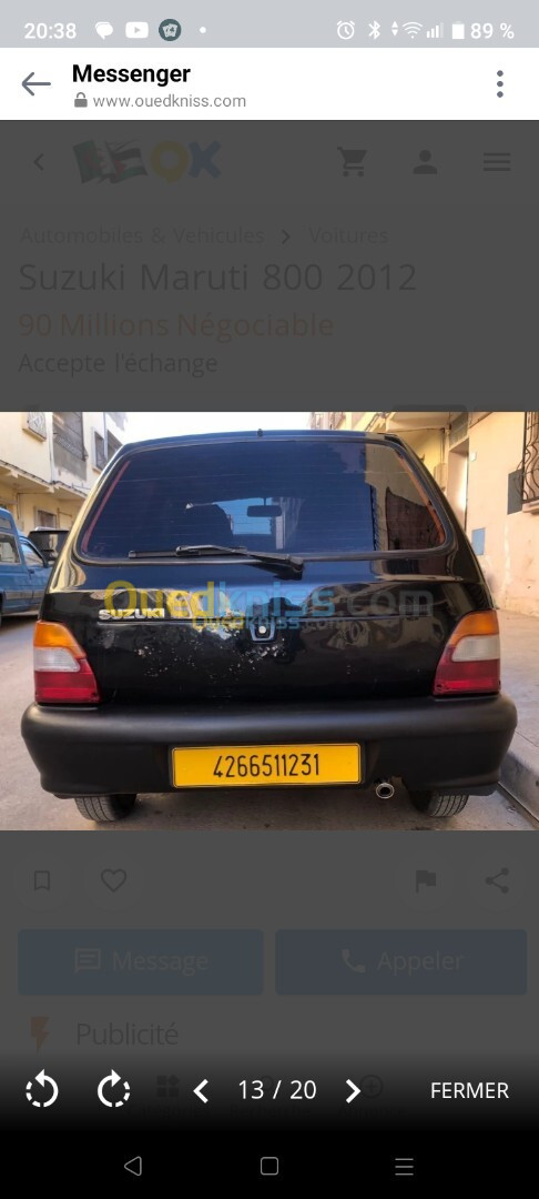 Suzuki Maruti 800 2012 