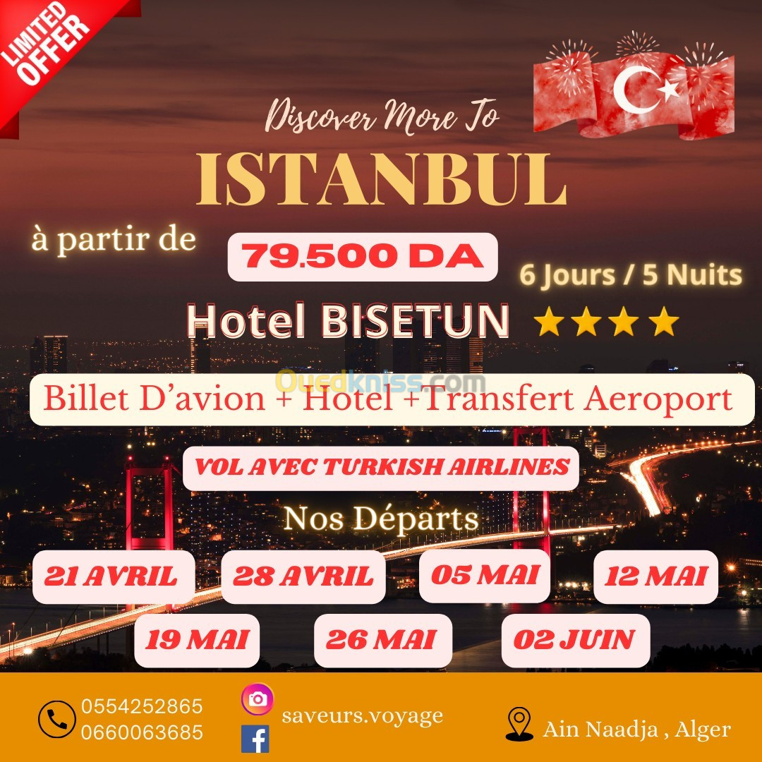 Voyage Organisé ISTANBUL 