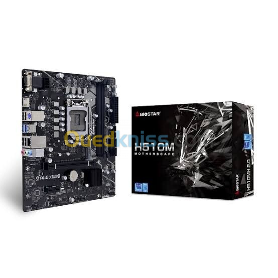  Bundle Biostar H510mhp 2.0 et i5 10th gen 10400 et  ram 8gb*2 ddr4 3200 mhz