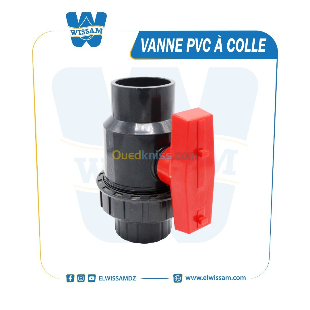 Vanne pvc a coller