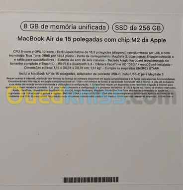 MacBook Air M2 15" 8 Gb 256