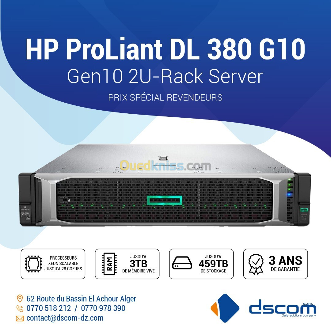 Serveurs HP Dell