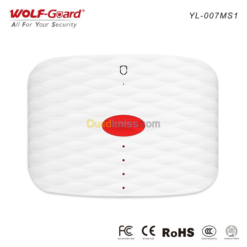 Kit Alarme Anti Intrusion Wolfguard MS1 Sans fil GSM/3G + SOS 