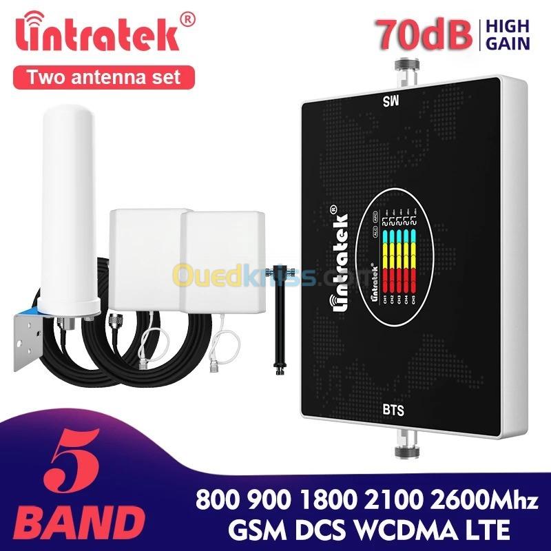 Amplificateur GSM Répéteur Lintratek 5 Bands KW20L-LGDWL Garantie 24Mois