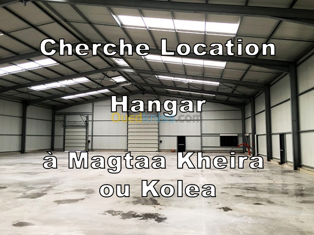 Cherche location Hangar Tipaza Kolea