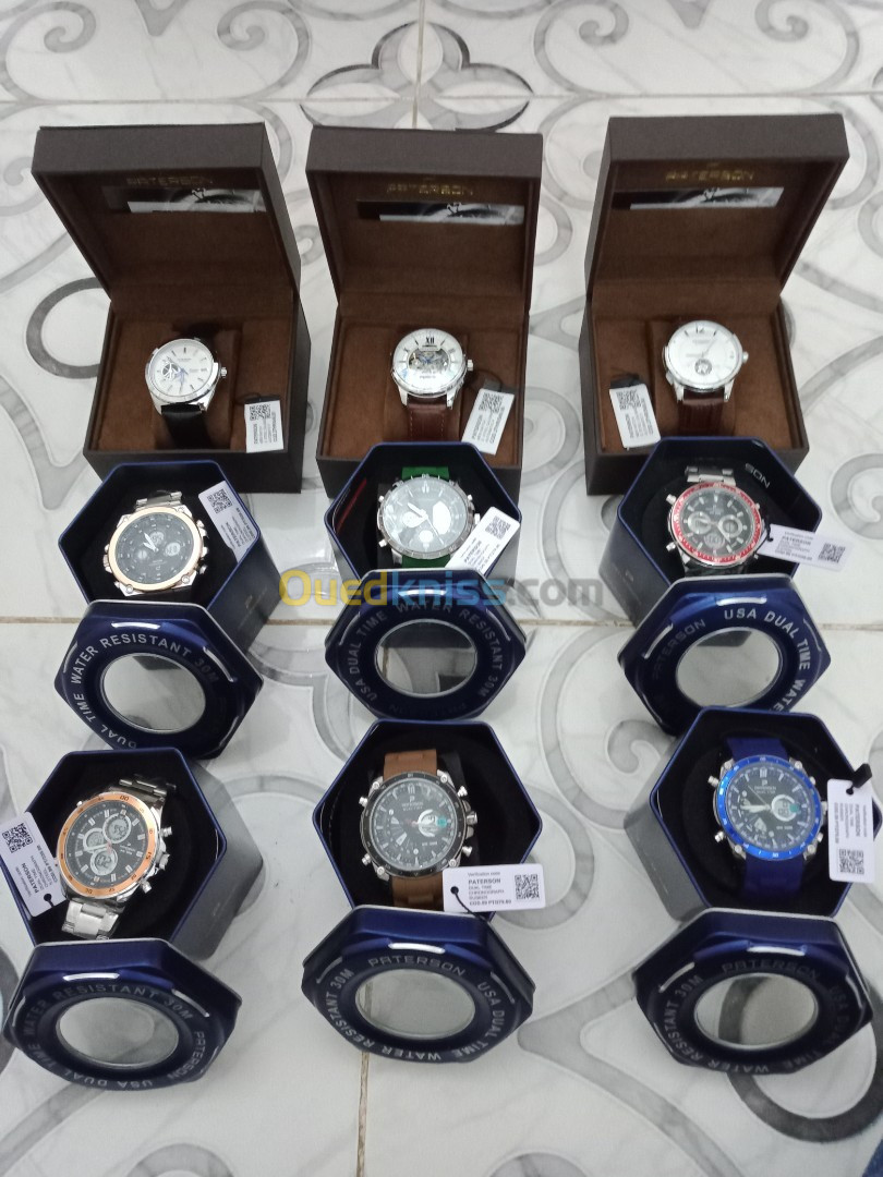 Montre Paterson original (7pcs) gros 