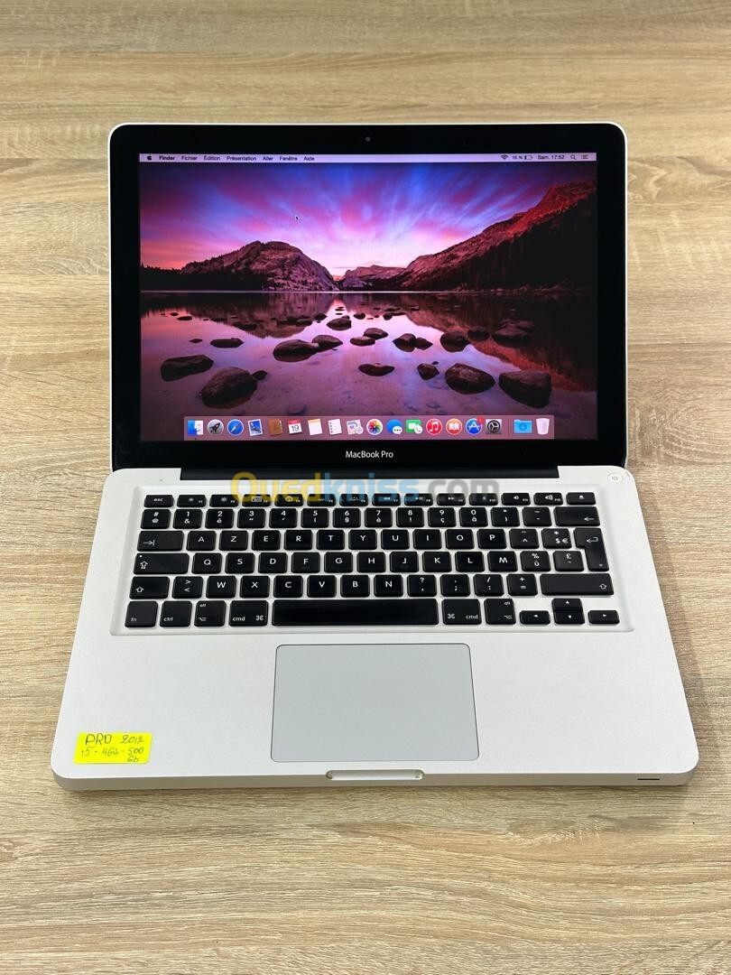 MacBook pro 2012 i5 4gb 500gb cycle 942