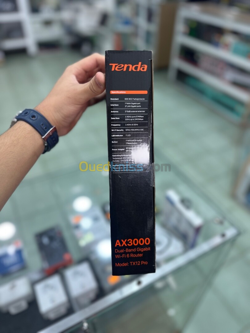 TENDA TX12 Pro WIFI 6 AX3000 DUAL BAND GIGABIT 