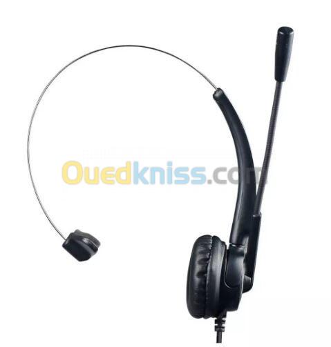 Casque QILIVE Q.3131 1oreillette Filaire  Noir