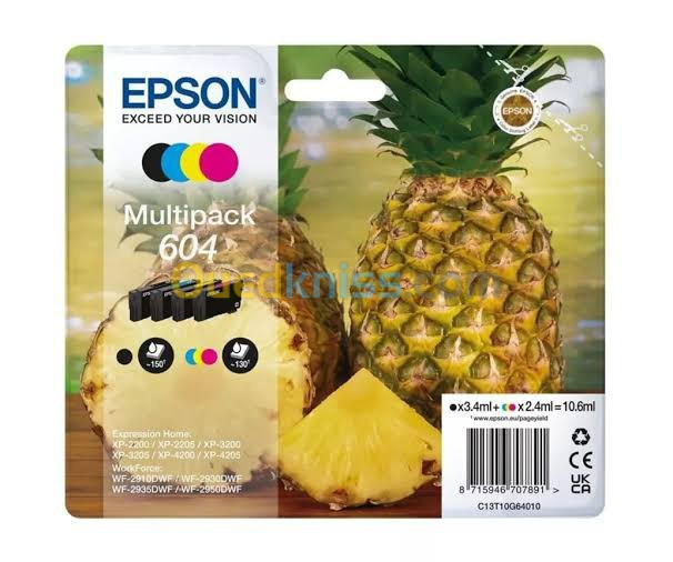 Pack cartouche Epson 604 original