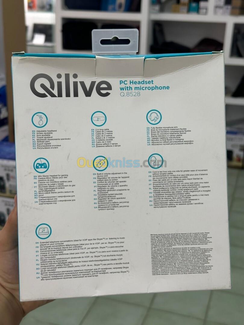 Casque QILIVE Q.8528 AVEC MICROPHONE