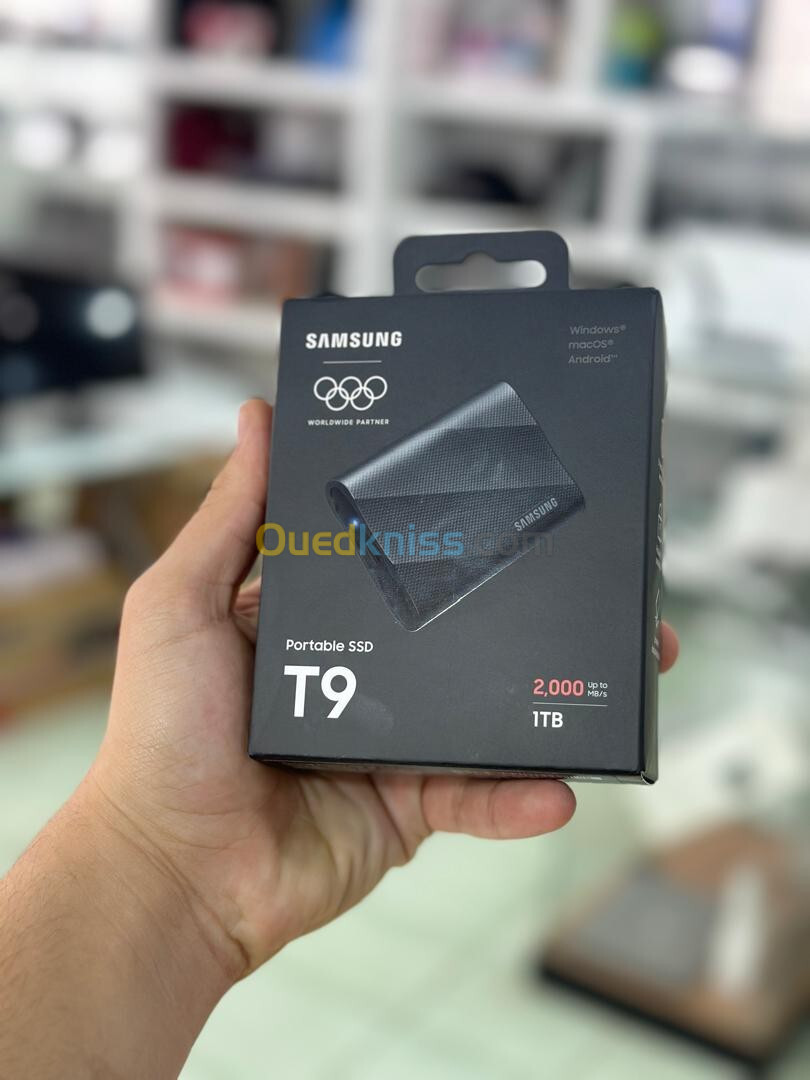 Disque dur Samsung T9 1TB SSD 