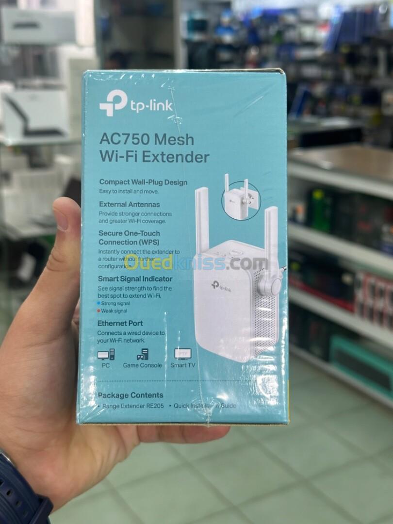 Répéteur Point D'accès WiFi 5 AC750 Mbps RANGE EXTENDER RE205