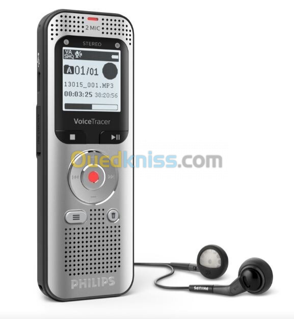 Dictaphone Philips Enregistreur audio plus ecouteurs philips