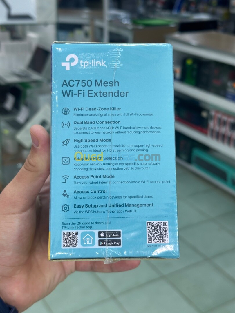 Répéteur Point D'accès WiFi 5 AC750 Mbps RANGE EXTENDER RE205