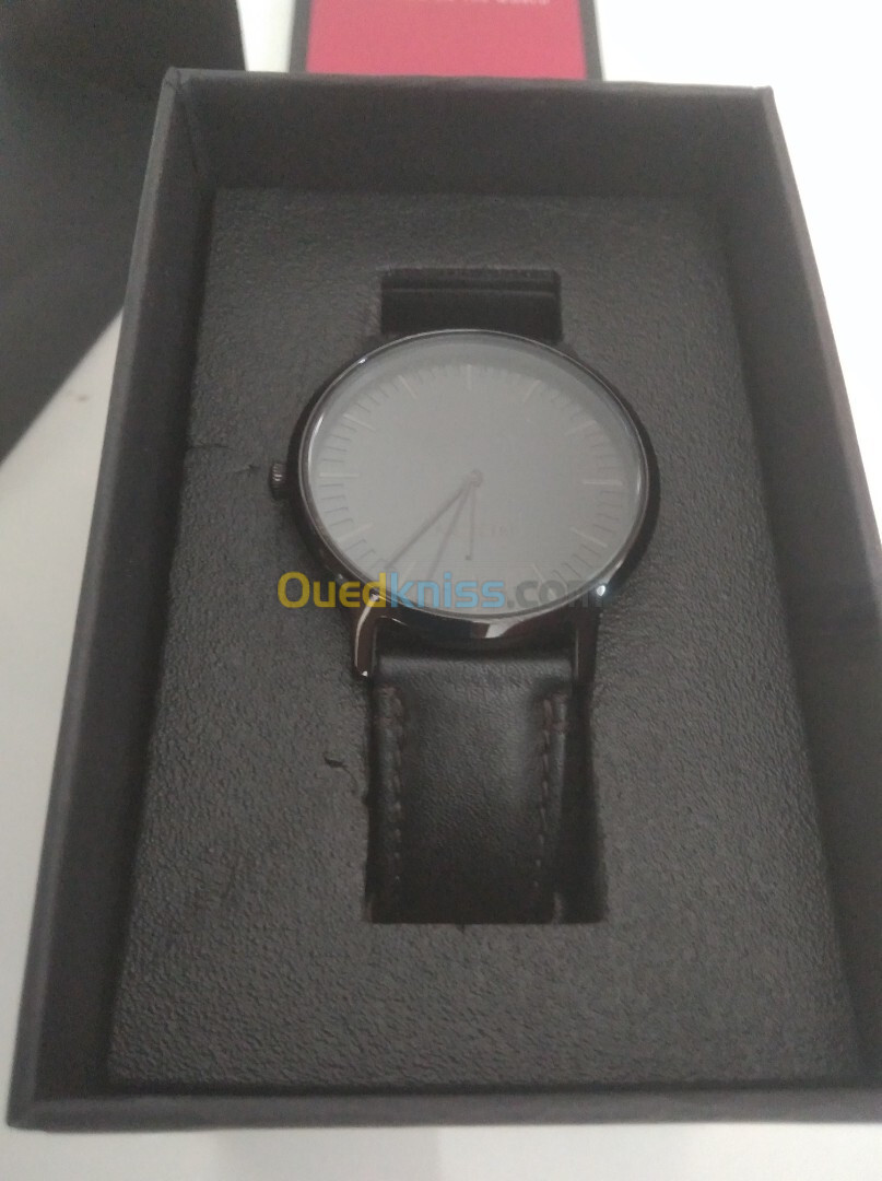 MONTRE Nixon Porter pour homme (bracelet en cuir), Noir, ORIGINALE 